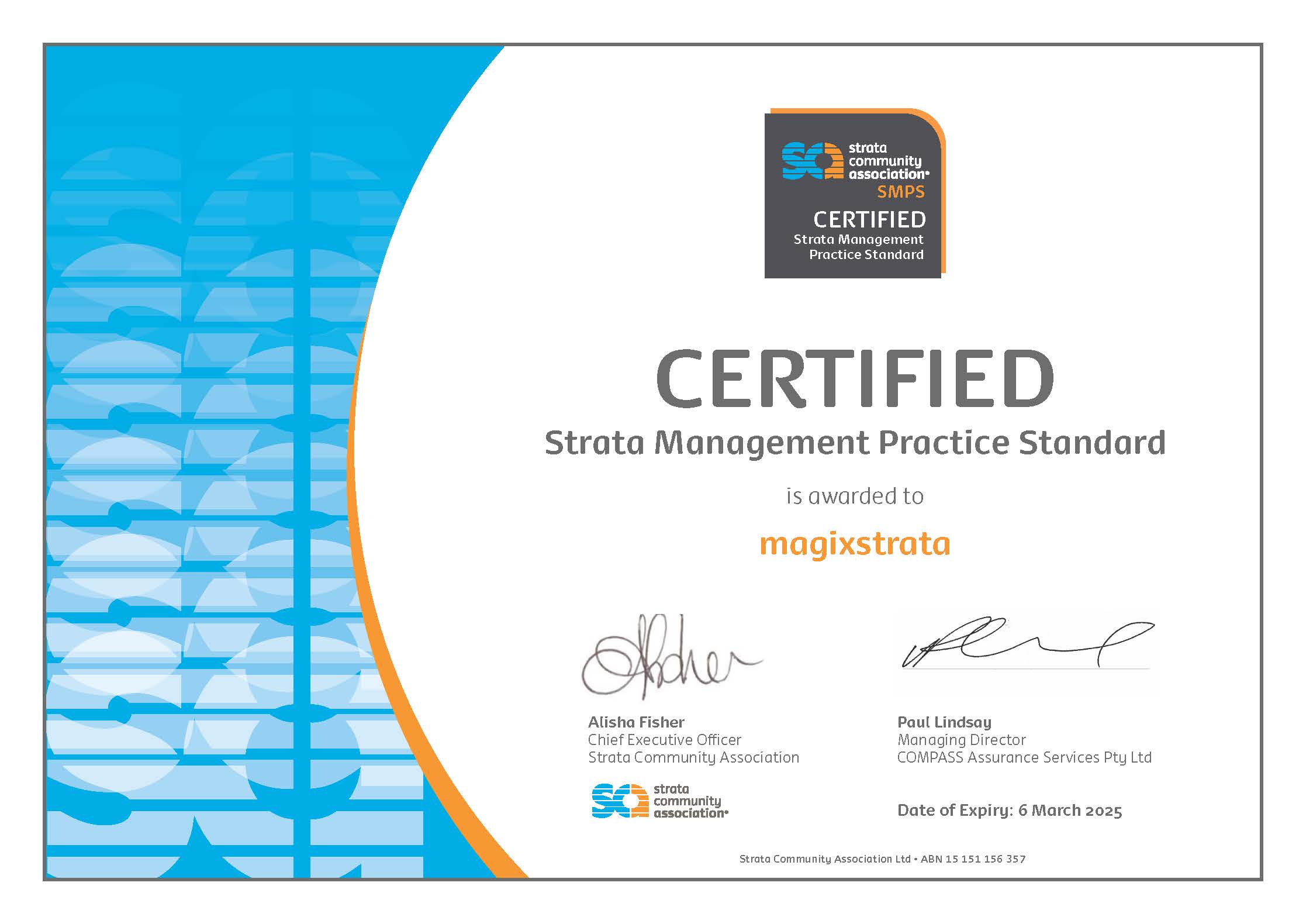 magixstrata - Strata Management Practice Standard (SMPS) Certified